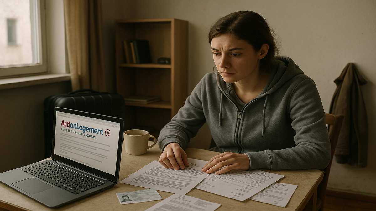 Visuel abstrait représentant la garantie Visale avec ses bénéficiaires, sa couverture et ses modalités d’activation