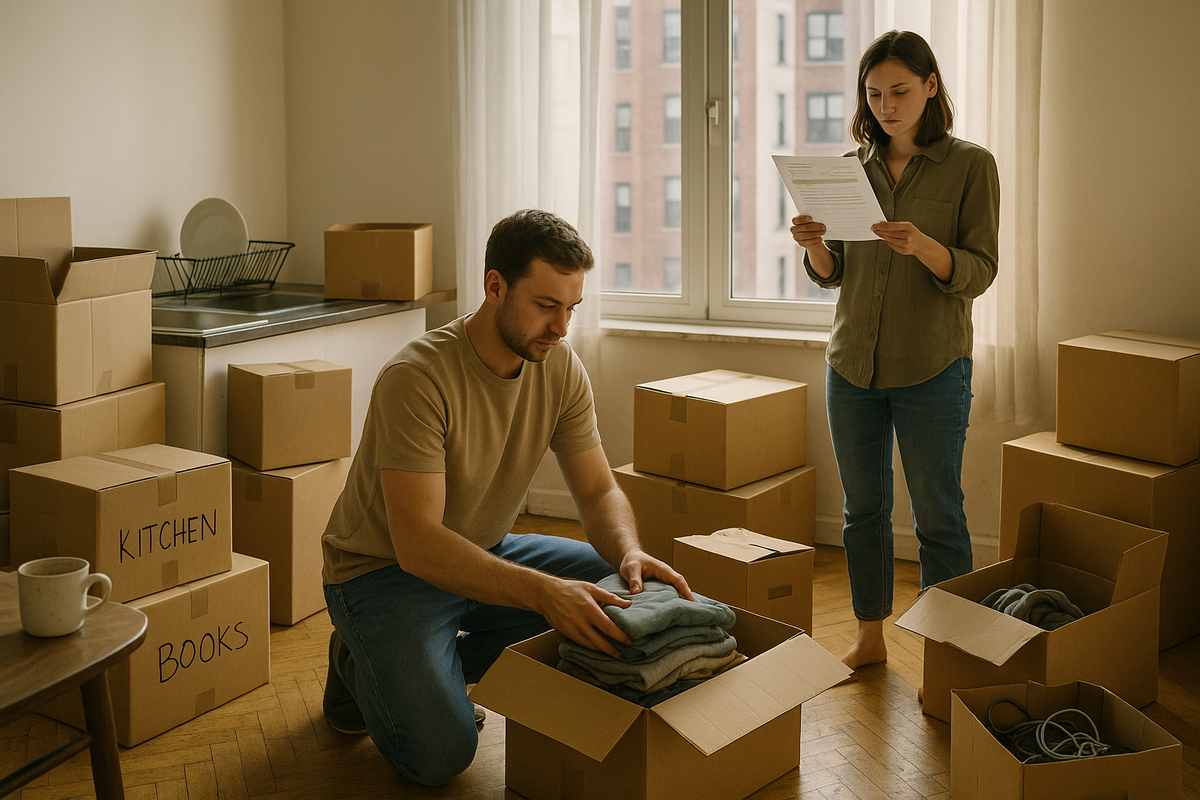 Illustration du préavis de départ selon la zone et le type de bail