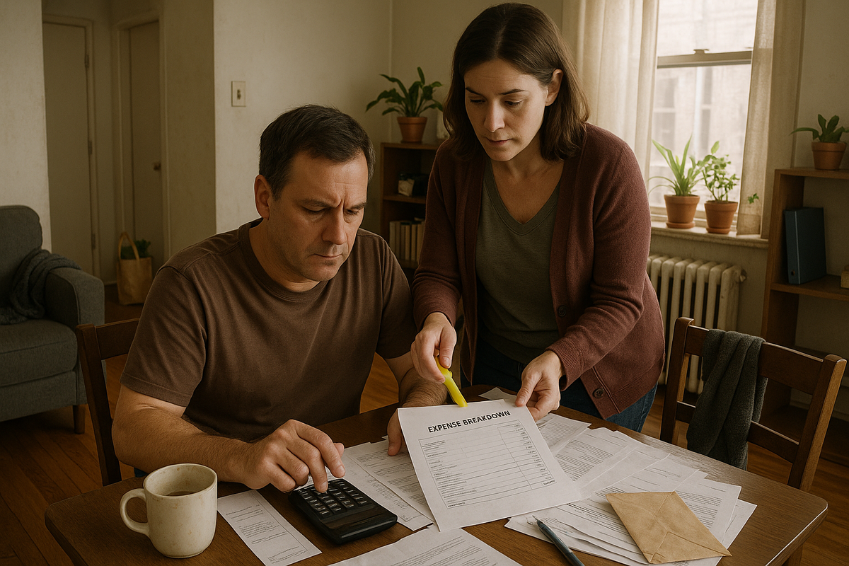 Illustration de la régularisation annuelle des charges